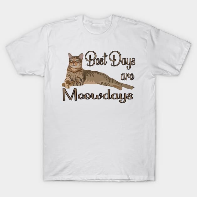 Best Days Are Meowdays T-Shirt by smoochugs